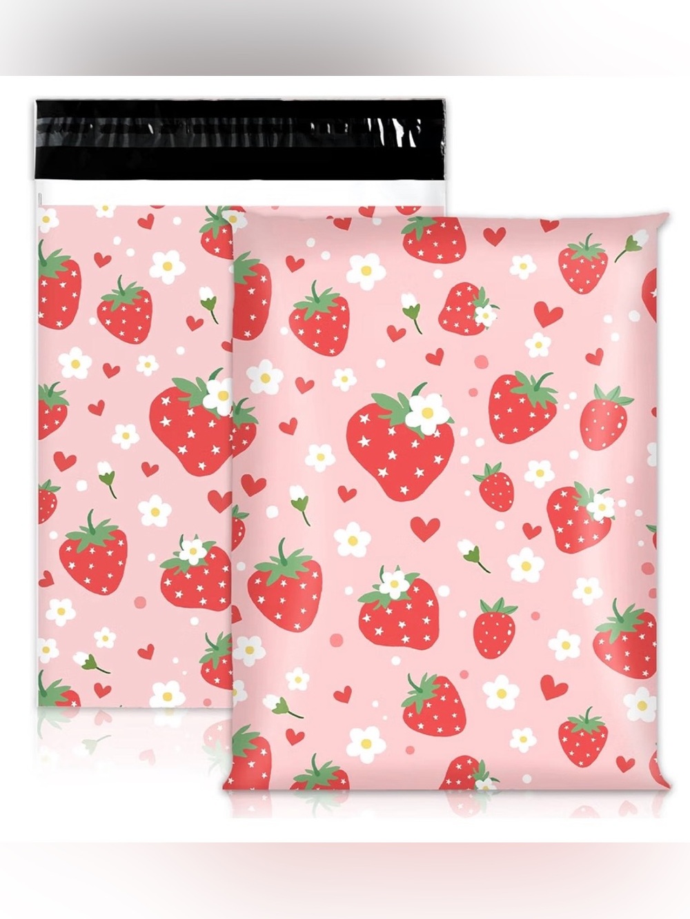 Strawberry Pattern Poly Mailer (20) 10x13 BUY NOW PRICE